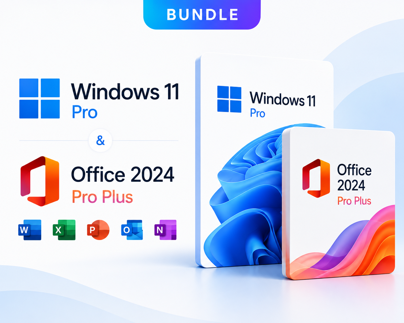 BUNDLE: Windows 11 Pro + Office 2024 Pro Plus