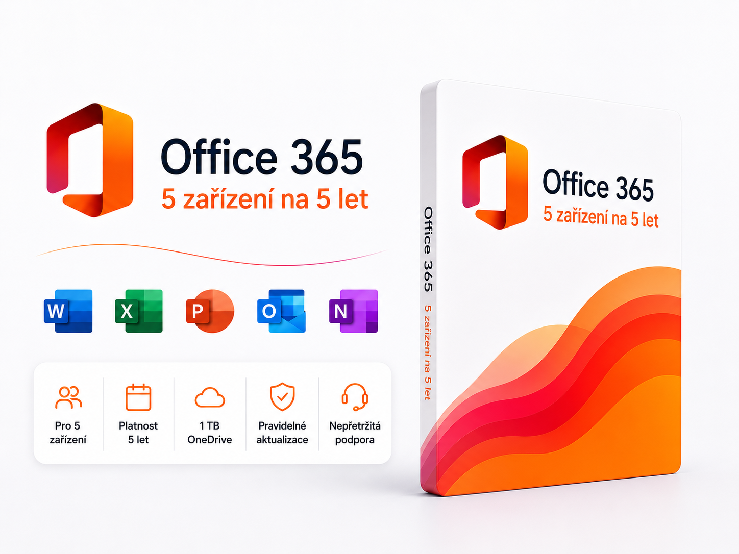 Microsoft 365 Pro jednotlivce (12 měsíců)